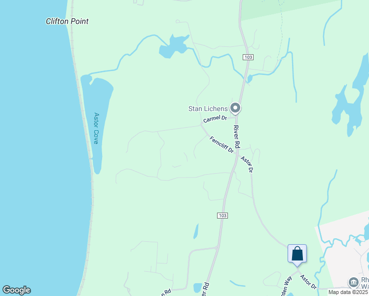 map of restaurants, bars, coffee shops, grocery stores, and more near 21-33 Ferncliff Drive in Rhinebeck