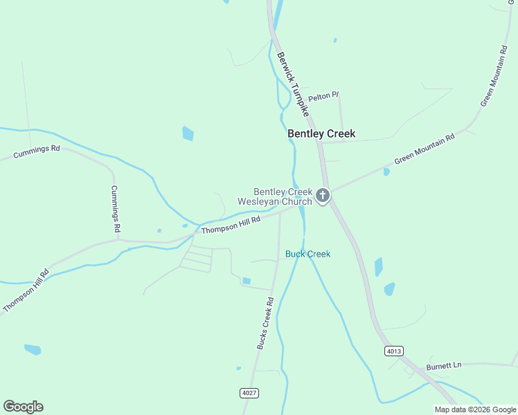 map of restaurants, bars, coffee shops, grocery stores, and more near 5735 Thompson Hill Road in Gillett