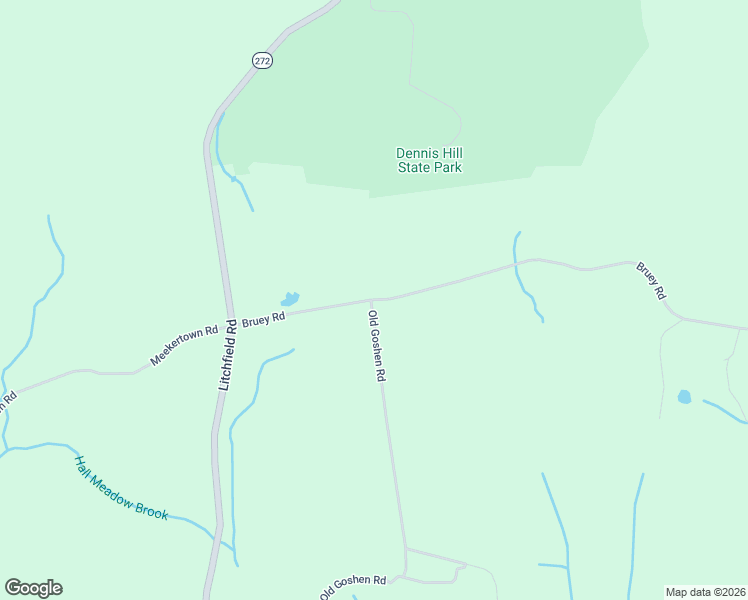 map of restaurants, bars, coffee shops, grocery stores, and more near 320 Bruey Road in Litchfield County