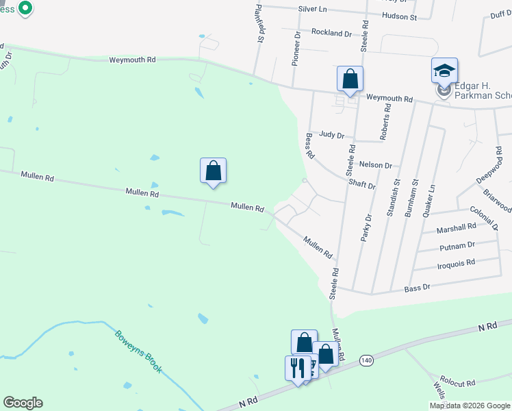 map of restaurants, bars, coffee shops, grocery stores, and more near 11 Carriage House in Enfield