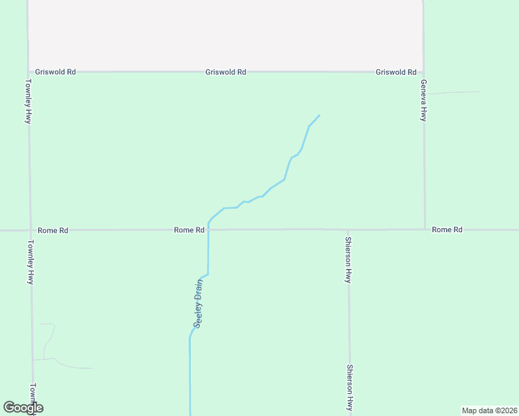 map of restaurants, bars, coffee shops, grocery stores, and more near 15300 Rome Road in Lenawee County