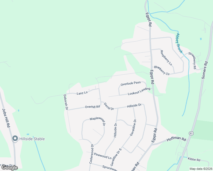 map of restaurants, bars, coffee shops, grocery stores, and more near 29 Overhill Road in Ellington