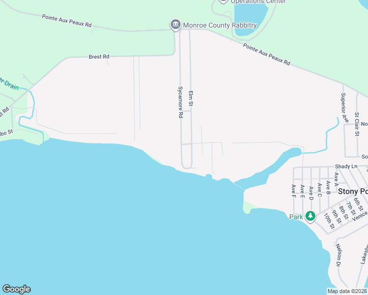 map of restaurants, bars, coffee shops, grocery stores, and more near 4474 Sycamore Road in Stony Point