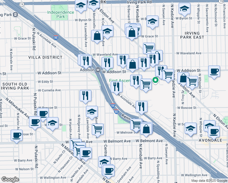 North Avondale Avenue, Chicago IL Walk Score