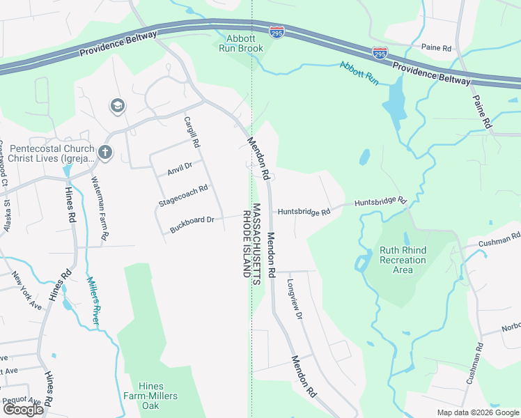 map of restaurants, bars, coffee shops, grocery stores, and more near 430 Mendon Road in North Attleborough