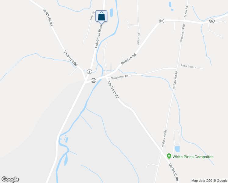 map of restaurants, bars, coffee shops, grocery stores, and more near 107 Old North Road in Winchester