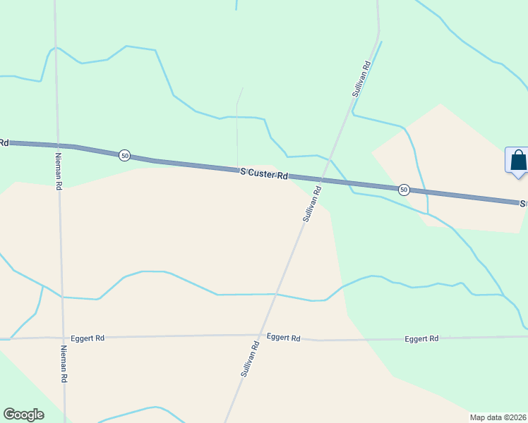 map of restaurants, bars, coffee shops, grocery stores, and more near 9280 South Custer Road in Monroe
