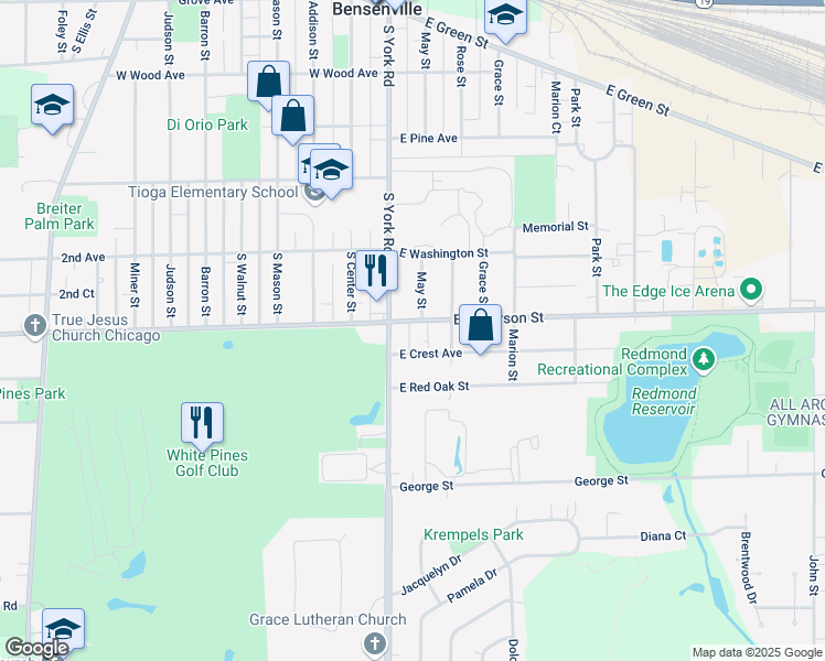 100 East Jefferson Street, Bensenville IL Walk Score