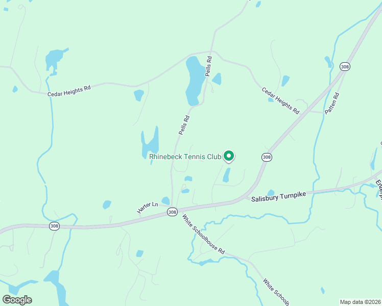 map of restaurants, bars, coffee shops, grocery stores, and more near 52 Pells Road in Rhinebeck