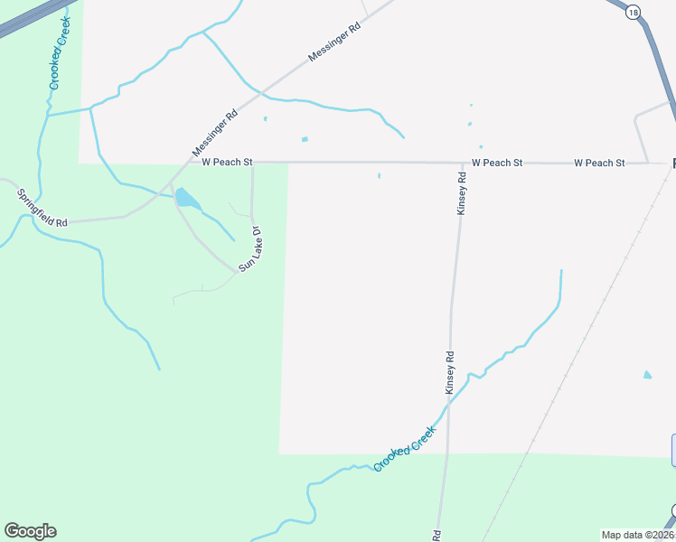 map of restaurants, bars, coffee shops, grocery stores, and more near 8574 Kinsey Road in Cranesville