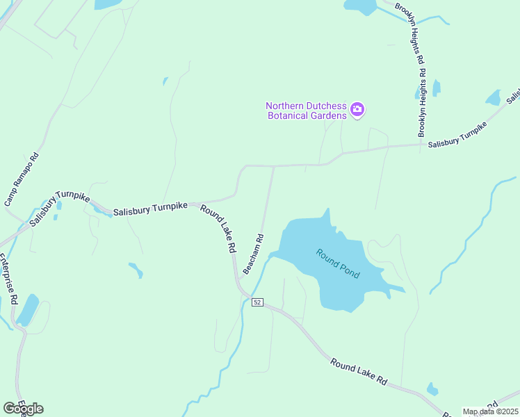 map of restaurants, bars, coffee shops, grocery stores, and more near 18 Beacham Road in Rhinebeck