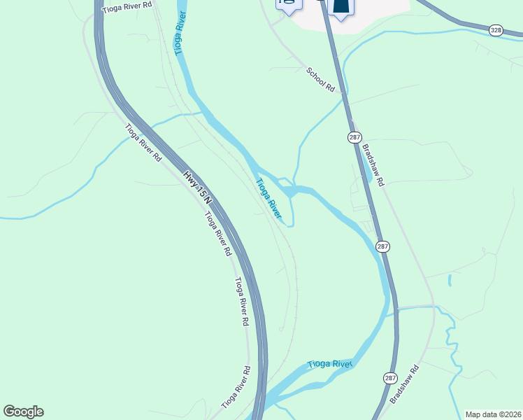 map of restaurants, bars, coffee shops, grocery stores, and more near 386 Cumming Road in Tioga