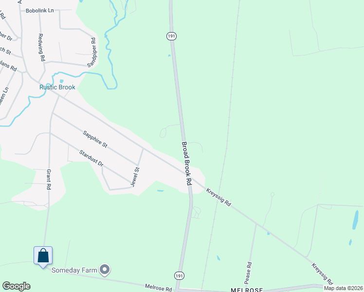 map of restaurants, bars, coffee shops, grocery stores, and more near 296 Connecticut 191 in Enfield