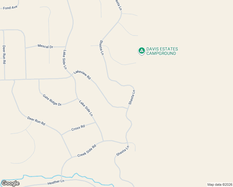 map of restaurants, bars, coffee shops, grocery stores, and more near 15455 Shasta Lane in Hornbrook