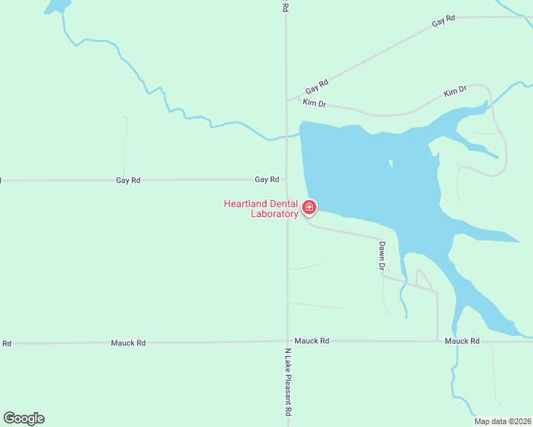 map of restaurants, bars, coffee shops, grocery stores, and more near 3430 North Lake Pleasant Road in Hillsdale