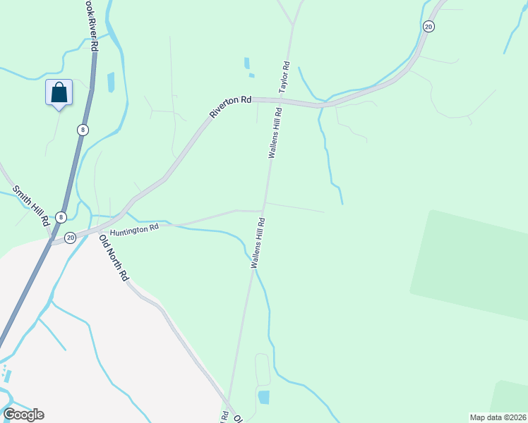 map of restaurants, bars, coffee shops, grocery stores, and more near 2 Ram's Gate Lane in Barkhamsted