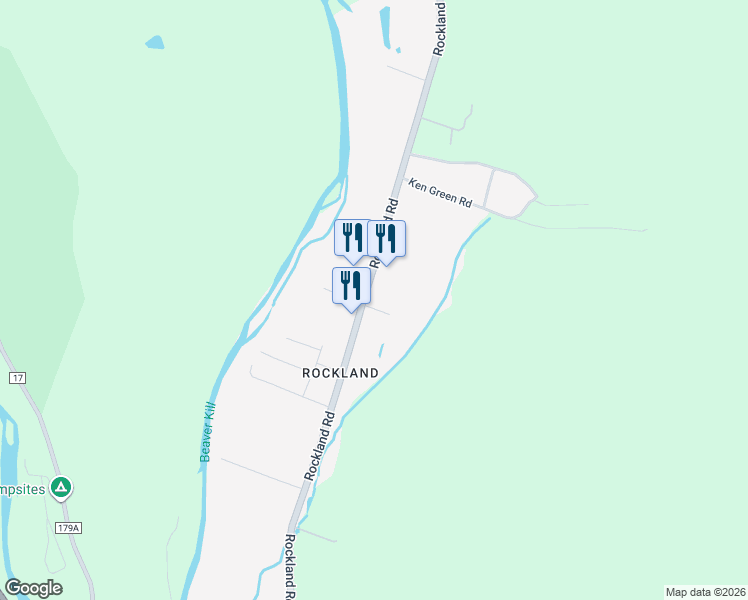 map of restaurants, bars, coffee shops, grocery stores, and more near 59 Taylor Street in Roscoe