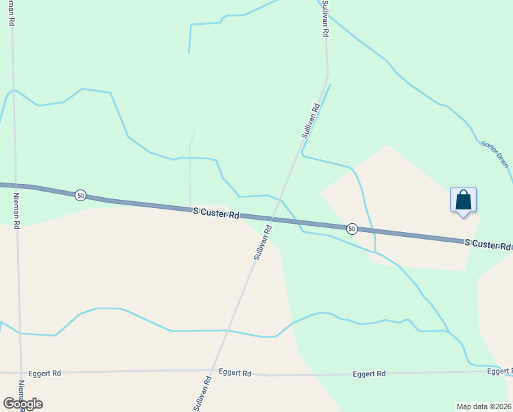 map of restaurants, bars, coffee shops, grocery stores, and more near 11200 South Custer Road in Monroe