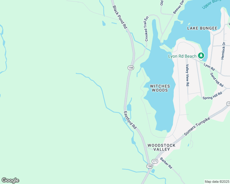 map of restaurants, bars, coffee shops, grocery stores, and more near 520 Connecticut 198 in Woodstock