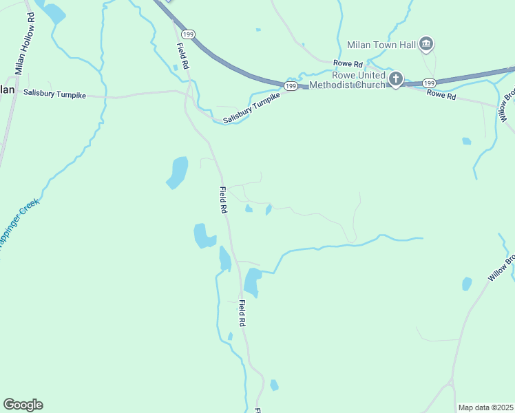 map of restaurants, bars, coffee shops, grocery stores, and more near 516 Field Road in Red Hook