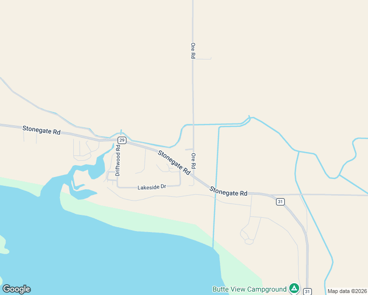 map of restaurants, bars, coffee shops, grocery stores, and more near 40720 Ore Road in Minatare