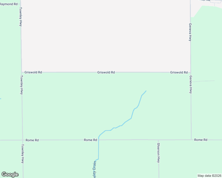 map of restaurants, bars, coffee shops, grocery stores, and more near 15155 Griswold Road in Lenawee County