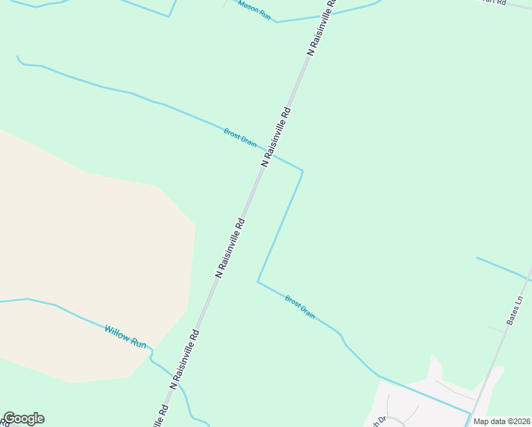 map of restaurants, bars, coffee shops, grocery stores, and more near 1150 North Raisinville Road in Monroe