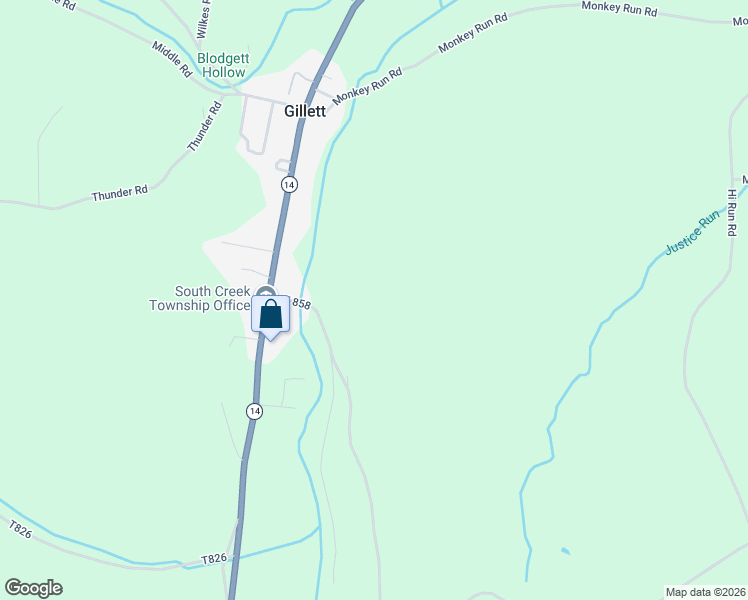 map of restaurants, bars, coffee shops, grocery stores, and more near 239 Thompson Hill Road in Gillett