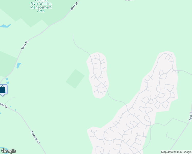 map of restaurants, bars, coffee shops, grocery stores, and more near Island Drive in Middleborough