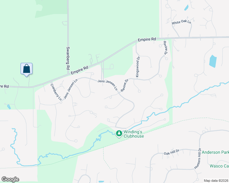map of restaurants, bars, coffee shops, grocery stores, and more near 5N638 Jens Jensen Lane in St. Charles