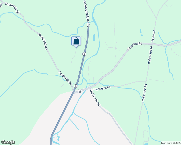 map of restaurants, bars, coffee shops, grocery stores, and more near 112 Colebrook River Road in Winchester