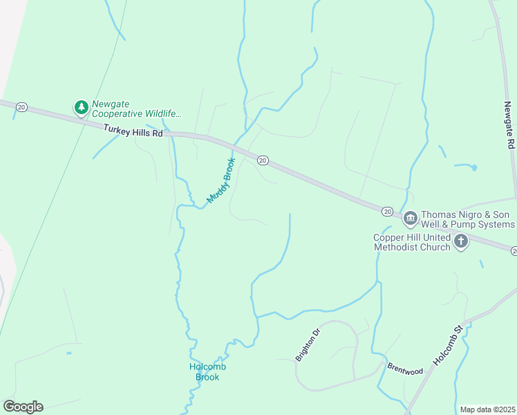 map of restaurants, bars, coffee shops, grocery stores, and more near 185 Turkey Hills Road in East Granby