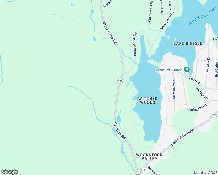 map of restaurants, bars, coffee shops, grocery stores, and more near 520 Connecticut 198 in Woodstock