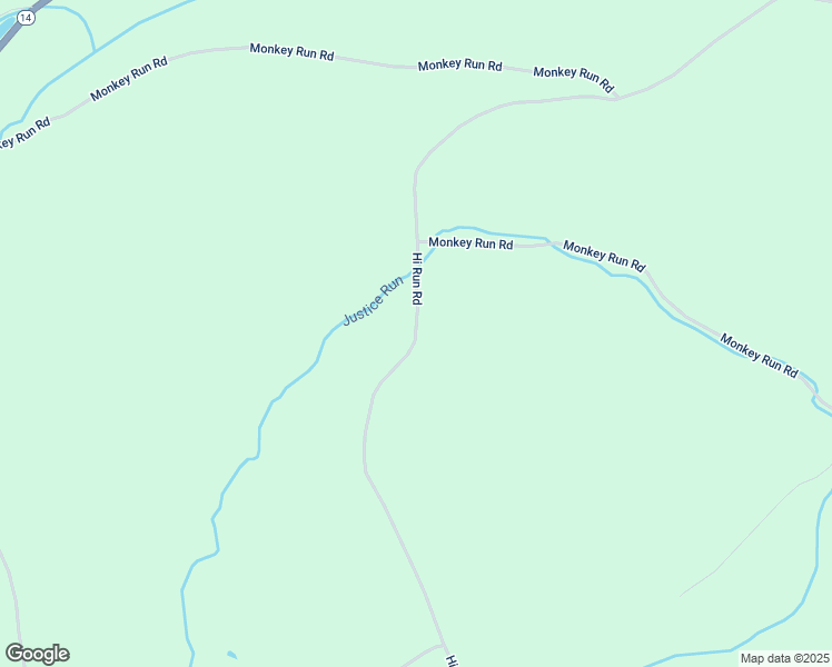 map of restaurants, bars, coffee shops, grocery stores, and more near Monkey Run Road in Gillett