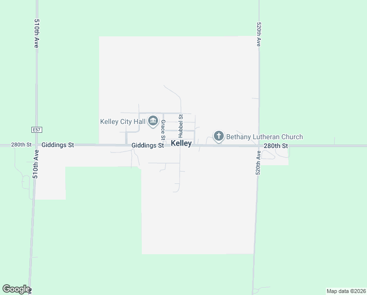 map of restaurants, bars, coffee shops, grocery stores, and more near 607 Giddings Street in Kelley