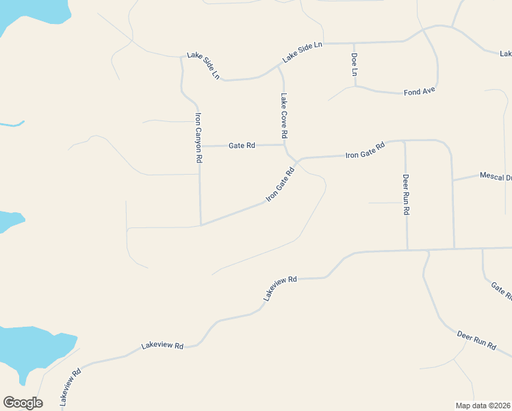 map of restaurants, bars, coffee shops, grocery stores, and more near Iron Gate Rd in Hornbrook