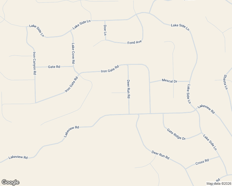 map of restaurants, bars, coffee shops, grocery stores, and more near Lookout Rd in Hornbrook