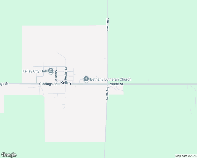 map of restaurants, bars, coffee shops, grocery stores, and more near 601 Giddings Street in Kelley