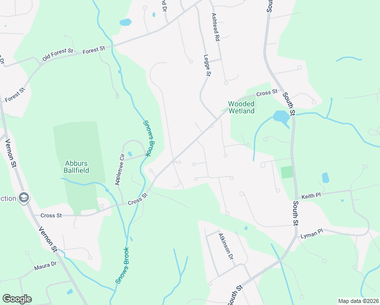 map of restaurants, bars, coffee shops, grocery stores, and more near 256 Cross Street in Bridgewater