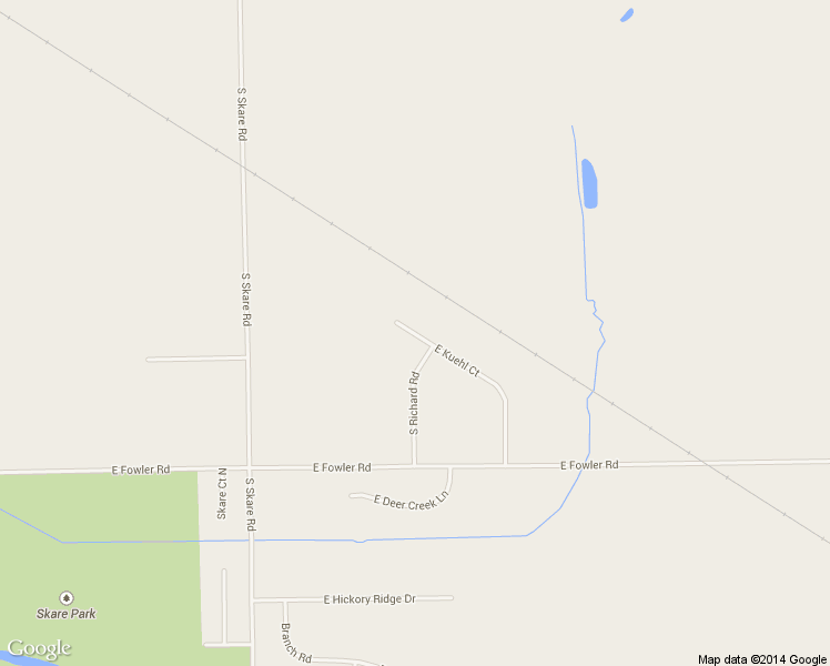 map of restaurants, bars, coffee shops, grocery stores, and more near 10288 East Kuehl Court in Rochelle