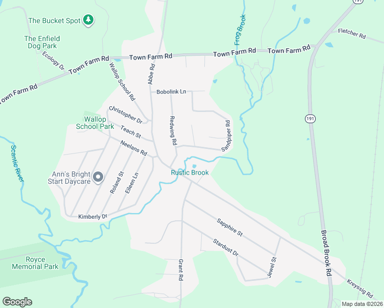 map of restaurants, bars, coffee shops, grocery stores, and more near 41 Sandpiper Road in Enfield