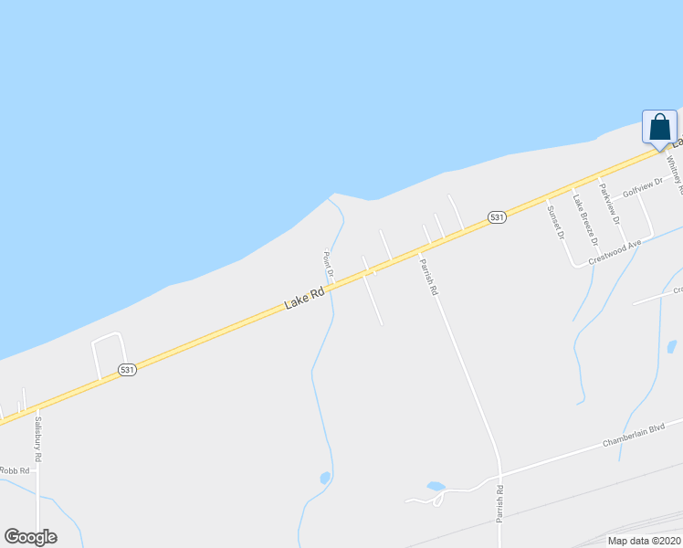 map of restaurants, bars, coffee shops, grocery stores, and more near 1206 Lake Road in Conneaut