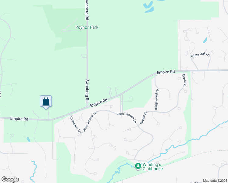 map of restaurants, bars, coffee shops, grocery stores, and more near 42W534 Empire Road in St. Charles