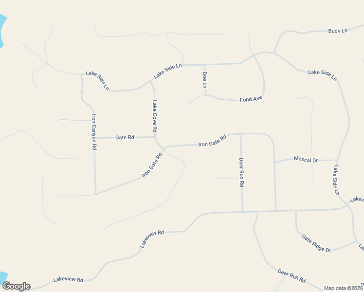 map of restaurants, bars, coffee shops, grocery stores, and more near Iron Gate Road in Hornbrook