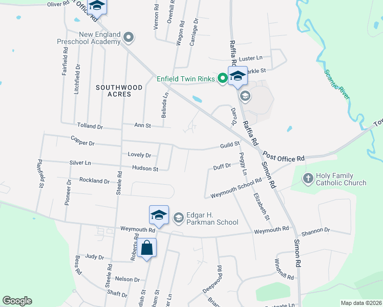 map of restaurants, bars, coffee shops, grocery stores, and more near 2 Lois Lane in Enfield