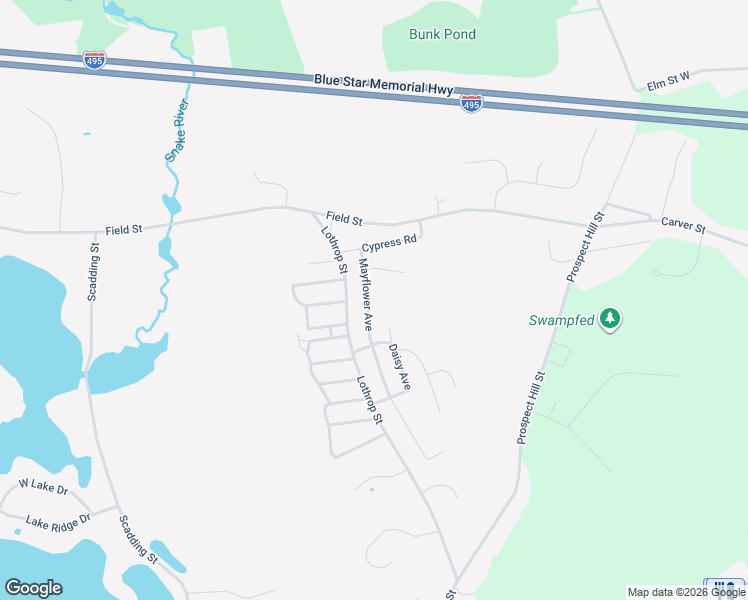 map of restaurants, bars, coffee shops, grocery stores, and more near 347 Lothrop Street in Taunton