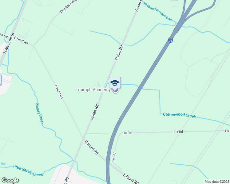 map of restaurants, bars, coffee shops, grocery stores, and more near 3000 Vivian Road in Monroe