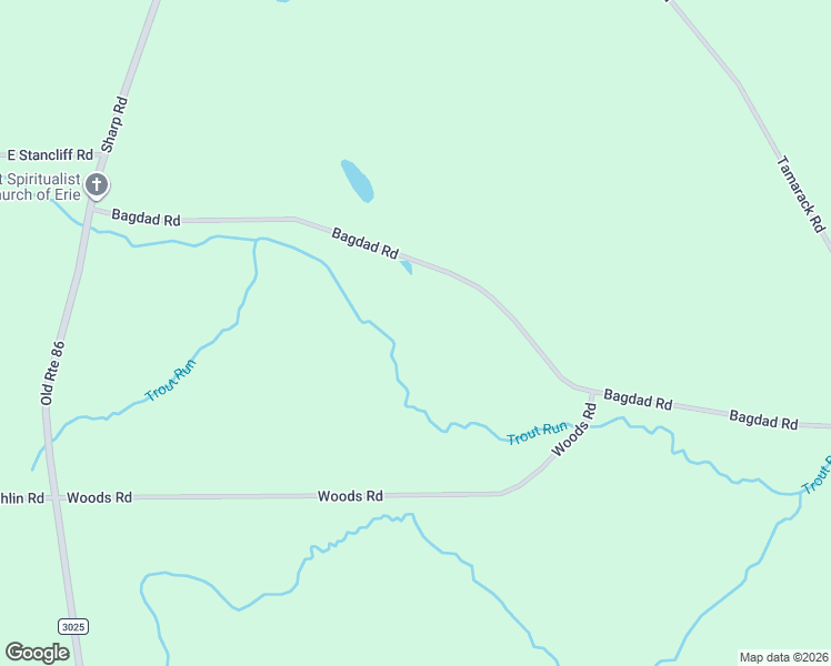 map of restaurants, bars, coffee shops, grocery stores, and more near 1690 Bagdad Road in Waterford