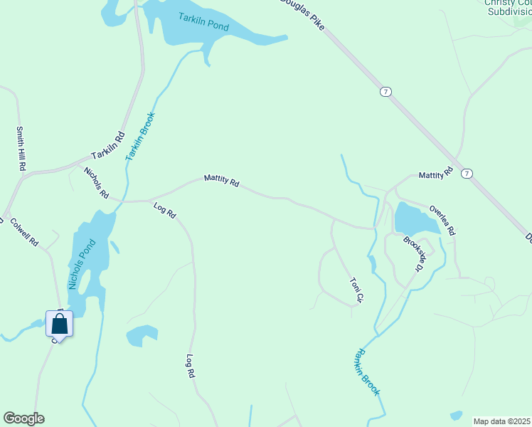map of restaurants, bars, coffee shops, grocery stores, and more near 466 Mattity Rd in North Smithfield
