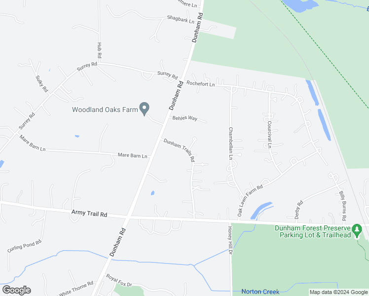 map of restaurants, bars, coffee shops, grocery stores, and more near 5 Dunham Trails Road in Wayne